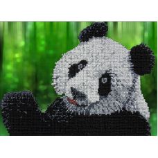 Набор для вышивания Панда, 19x26, Вышиваем бисером