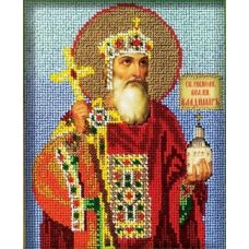 Набор для вышивания ювелирным бисером Святой Владимир, 12x14,5, Кроше