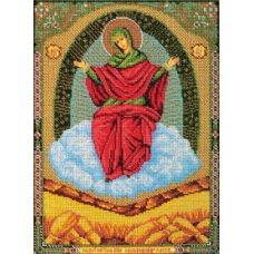 Набор для вышивания бисером Богородица Спорительница хлебов, 20x27, Кроше
