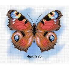Рисунок на канве Бабочка павлиний глаз, 30x21 (16x14), МП-Студия, СК-029