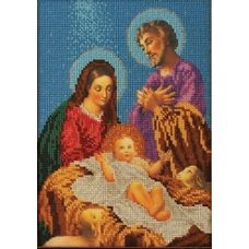Набор для вышивания бисером Рождество Христова, 19x26, Кроше