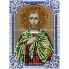 Набор для вышивания Святой Анатолий, 18x25, Вышиваем бисером
