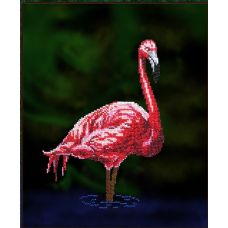 Набор для вышивания Фламинго, 18,5x25,5, Вышиваем бисером