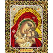 Набор для вышивания бисером Святая Богородица Корсунская, 20x25, Паутинка