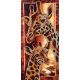 Набор для вышивания бисером Африка: Жирафы, 22x46, Магия канвы