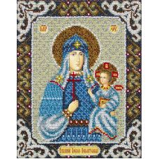 Набор для вышивания бисером Святая Богородица Взбранной Воеводе Победительная, 20x25, Паутинка