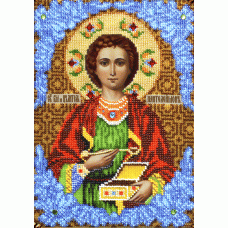 Набор для вышивания Святой Пантелеймон Целитель, 18,5x25,5, Вышиваем бисером