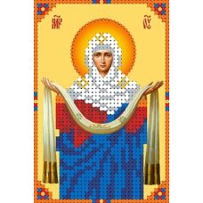 Ткань для вышивания бисером Покров Пресвятой Богородицы, 7,9x11,6, Каролинка