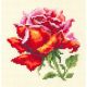 Набор для вышивания крестом Красная роза, 11x11, Чудесная игла