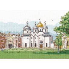 Набор для вышивания крестом Софийский собор. Великий Новгород, 29x21, Овен