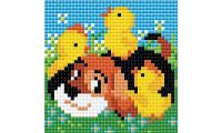 Алмазная мозаика Дружок, 10x10, полная выкладка, Риолис