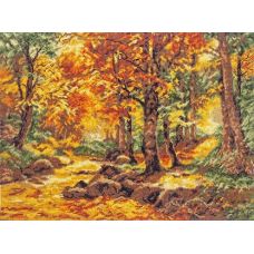 Набор для вышивания Осенний пейзаж, 36x26, Палитра