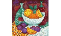 Алмазная мозаика Апельсины, 20x20, полная выкладка, Риолис