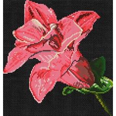 Набор для вышивания крестом Мерцающий цветок, 31x31, Белоснежка