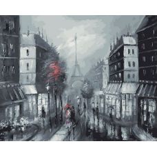 Живопись по номерам Париж, Моисеева Л., 40x50, Белоснежка