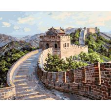 Живопись по номерам Великая китайская стена, 40x50, Белоснежка