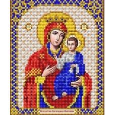 Ткань для вышивания бисером Пресвятая Богородица Иверская, 14x17, Благовест