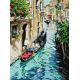 Алмазная мозаика Прогулка по Венеции, 30x40, полная выкладка, Белоснежка