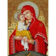 Набор для вышивания Богородица Почаевская, 19x26, Вышиваем бисером