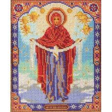 Набор для вышивания бисером Покров Пресвятой Богородицы, 20x25, Кроше