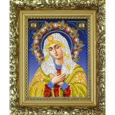 Набор для вышивания с рамкой Богородица Умиление, 9,5x12,5, Вышиваем бисером