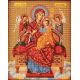 Набор для вышивания бисером Богородица Всецарица, 21x26, Кроше