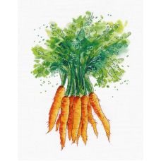Набор для вышивания крестом Морковь , 20x29, Овен