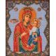 Набор для вышивания бисером Иверская Богородица, 20x24, Кроше