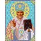 Набор для вышивания бисером Святой Николай Угодник, 12,5x16, Каролинка