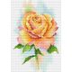 Алмазная мозаика Желтая роза, 19x27, полная выкладка, Brilliart (МП-Студия)