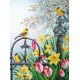 Набор для вышивания бисером Цветы весны, 28x38, Паутинка