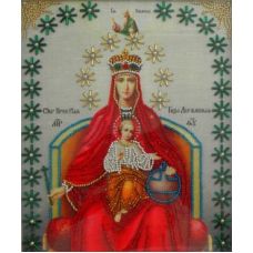Набор для вышивания Богородица Державная, 19x23, Вышиваем бисером