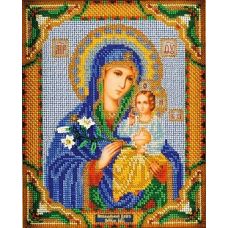 Набор для вышивания бисером Богородица Неувядаемый Цвет, 20x24, Кроше