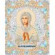 Ткань для вышивания бисером Богородица Семистрельная, 15x18, Конек