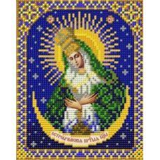 Ткань для вышивания бисером Пресвятая Богородица Острабрамкая, 14x17, Благовест