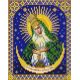 Ткань для вышивания бисером Пресвятая Богородица Острабрамкая, 14x17, Благовест