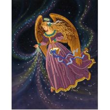 Ткань для вышивания бисером Звездный ангел, 29x39, Конек