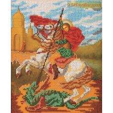 Набор для вышивания бисером Святой Георгий Победоносец, 21x26, Кроше