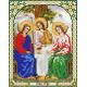 Ткань для вышивания бисером Святая Троица, 14x17, Благовест