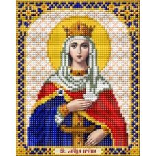 Ткань для вышивания бисером Святая Мученица Ирина, 14x17, Благовест