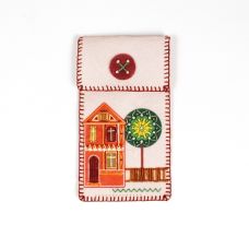 Набор для шитья и вышивания Чехол для телефона Домик мечты, 10x18, Матренин Посад