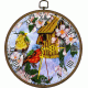 Набор для вышивания Часы. Птичий дом, диаметр 18, Вышиваем бисером