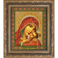 Рама для иконы Богородица Касперовская, Радуга бисера (Кроше), 19х23, Мир багета