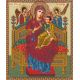 Набор для вышивания бисером Богородица Всецарица, 27x32,2, Русская искусница