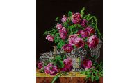 Схема Принт для вышивки бисером Букет роз, 27x33, Вышиваем бисером