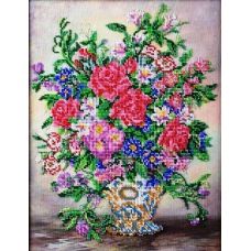 Набор для вышивания бисером Вальс цветов, 27x35, Кроше