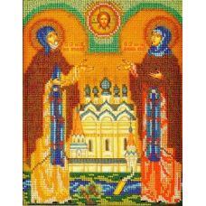 Набор для вышивания бисером Святые Пётр и Феврония, 20x25, Кроше