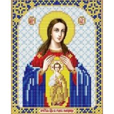 Ткань для вышивания бисером Пресвятая Богородица Помощница в родах, 14x17, Благовест