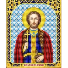 Ткань для вышивания бисером Святой Благоверный Князь Игорь, 14x17, Благовест