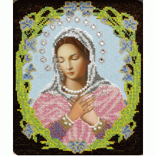 Набор для вышивания Богородица Умиление, 19,5x23, Вышиваем бисером